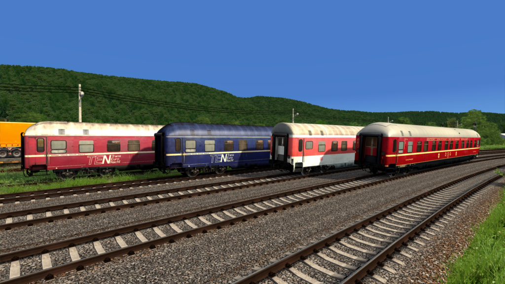 German Sleeping Cars Hansa WLABmh 174 / 175