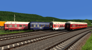 German Sleeping Cars Hansa WLABmh 174 / 175