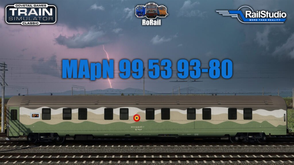 Romanian Military Wagon MApN 99 53 93-80 001-7